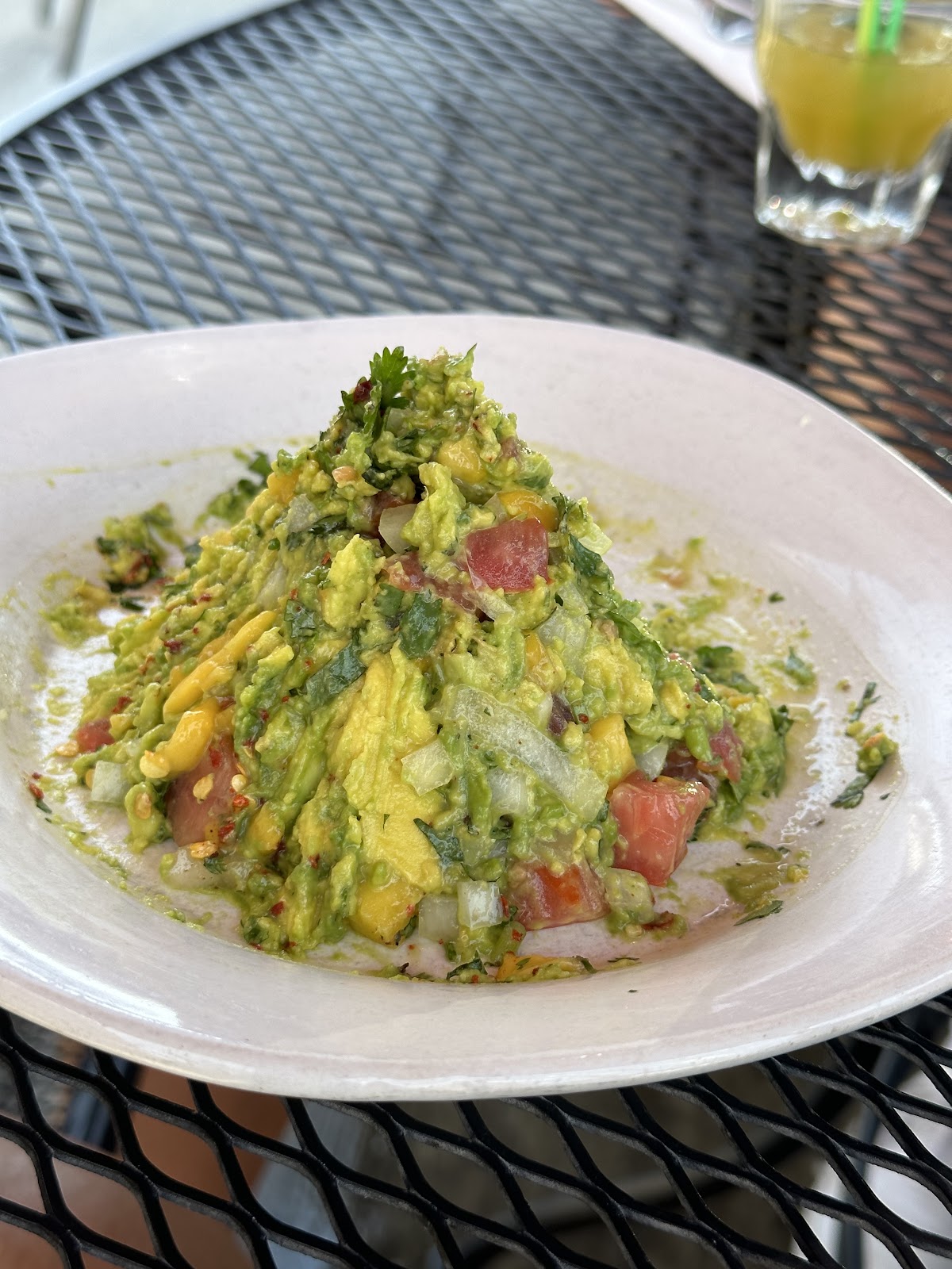 A fresh mound of table-side guacamole at Rio Distinctive Mexican Cuisine